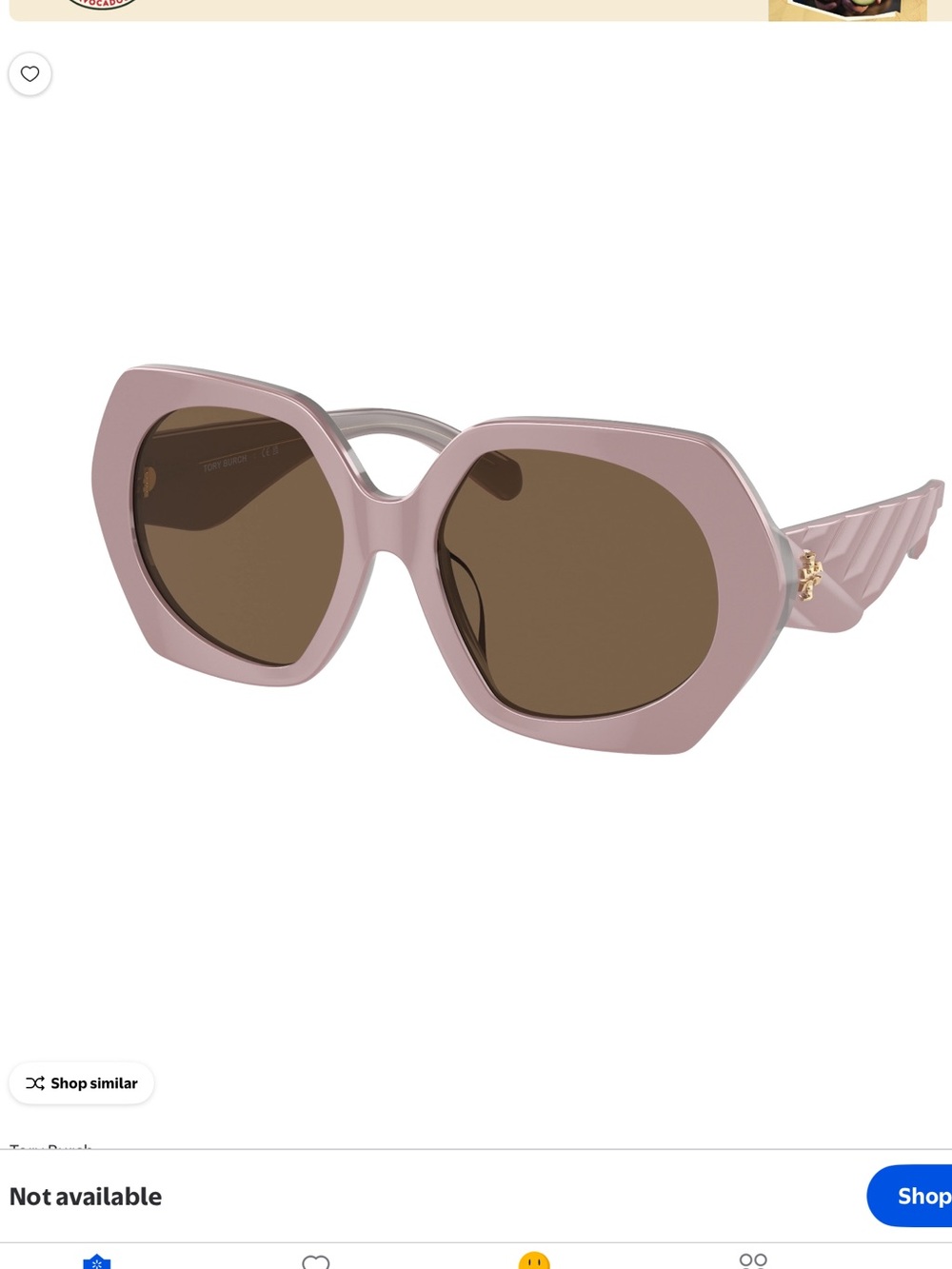 Tory  Burch Pearlized Retro Sunglasses